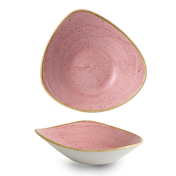 Churchill Stonecast Schüssel Triangle 23,5 cm, Petal Pink