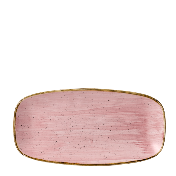 Churchill Stonecast Platte rechteckig 29,8 x 15,3 cm, Petal Pink