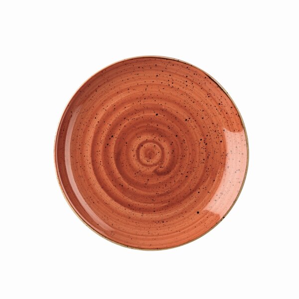 Churchill Stonecast Teller Coupe 26 cm, Orange