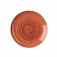 Churchill Stonecast Teller Coupe 26 cm, Orange