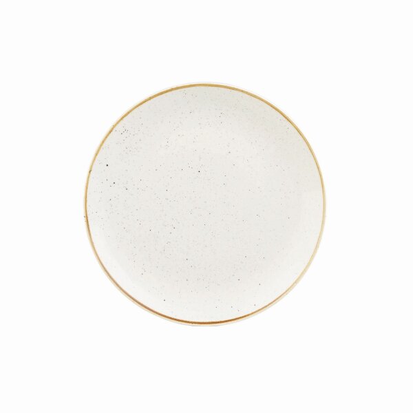 Churchill Stonecast Teller Coupe 26 cm, Barley White