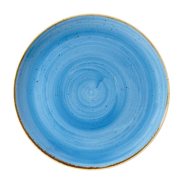 Churchill Stonecast Teller Coupe 28,8 cm, Cornflower Blue