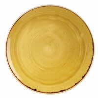 Churchill Stonecast Teller Coupe 28,8 cm, Mustard