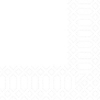 DUNI Zelltuchserviette 24 x 24 cm, 3-lg, 1/4-Falz,...
