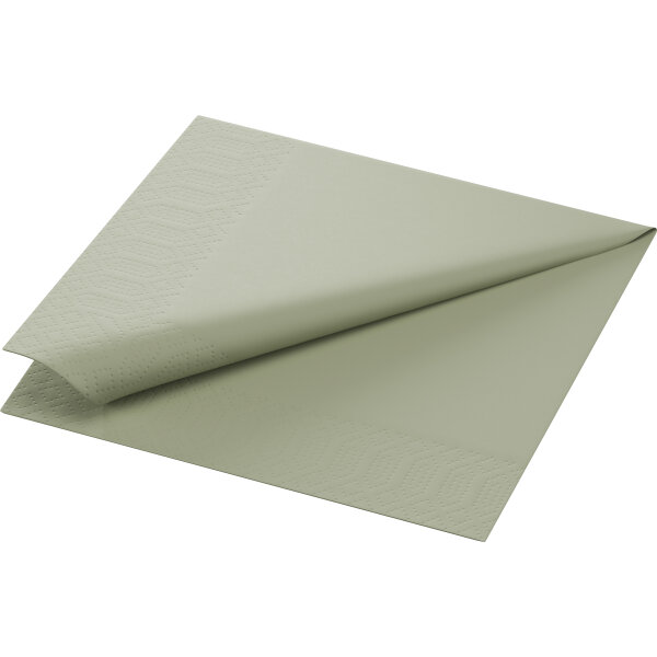 DUNI Zelltuchserviette 40 x 40 cm, 3-lg, 1/4-Falz, pistachio green