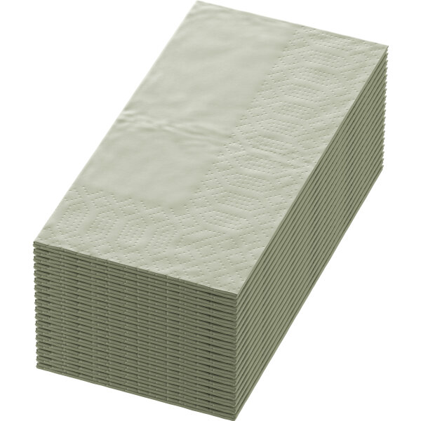 DUNI Zelltuchserviette 40 x 40 cm, 3-lg, 1/8-Falz, pistachio green