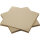 DUNI Dunisoft 20 x 20 cm, 1/4-Falz, natural brown - unbleached
