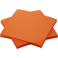 DUNI Dunisoft 20 x 20 cm, 1/4-Falz, sun orange