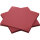 DUNI Dunisoft 20 x 20 cm, 1/4-Falz, bordeaux