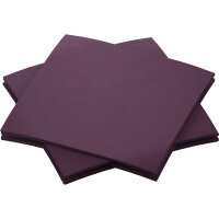DUNI Dunisoft 20 x 20 cm, 1/4-Falz, plum