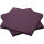 DUNI Dunisoft 20 x 20 cm, 1/4-Falz, plum