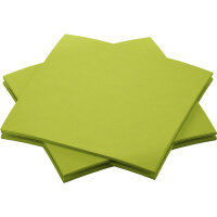 DUNI Dunisoft 20 x 20 cm, 1/4-Falz, kiwi