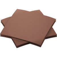 DUNI Dunisoft 20 x 20 cm, 1/4-Falz, chestnut