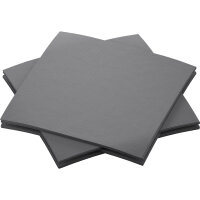 DUNI Dunisoft 20 x 20 cm, 1/4-Falz, granite grey
