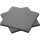 DUNI Dunisoft 20 x 20 cm, 1/4-Falz, granite grey