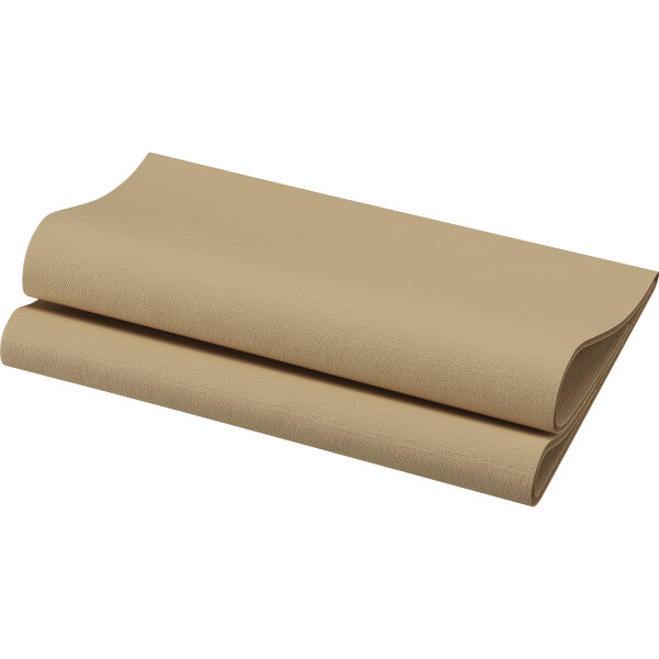 DUNI Dunisoft 40 x 40 cm, 1/4-Falz, natural brown - unbleached