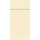 DUNI Duniletto Slim Bestecktasche 40 x 33 cm, cream