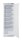 Gefrierschrank in weiß lackiertem Stahlgehäuse, Arktic, Budget Line, 260L, Weiß, 230V/280W, 639x600x(H)1875mm