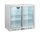 Bar-Kühlschrank mit 2 Schiebetüren, Arktic, 150L, Silber, 230V/175W, 900x520x(H)840mm