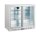 Bar-Kühlschrank mit 2 Schiebetüren, Arktic, 150L, Silber, 230V/175W, 900x520x(H)840mm