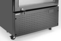 Eintüriger Kühlschrank mit hinterer Bar und hinterleuchteter Blende, , Arktic, 254L, Schwarz, 230V/250W, 605x578x(H)1980mm
