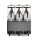 Slush-Eis-Maschine, Arktic, Kitchen Line, Schwarz, 230V/1080W, 507x615x(H)810mm