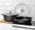 Kasserolle mit Antihaft-Beschichtung, HENDI, 7L, Schwarz, 367x290x(H)122mm