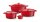 Emaillierter Gusseisentopf, HENDI, 0,27L, Schwarz, 130x100x(H)48mm, Rund