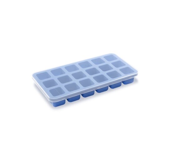 Eiswürfelform mit Deckel, BarUp, Blau, 217x114x(H)30mm