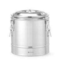 Isolierter tragbarer Behälter, HENDI, Kitchen Line, 31L, Silber, ⌀400x(H)445mm