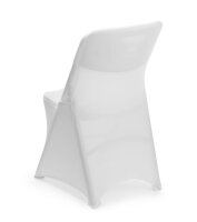 Klappstuhlbezug, HENDI, Kitchen Line, 810965 & 910989, Weiß, 540x440x(H)840mm