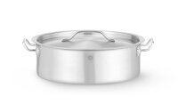 Kochtopf, niedrig - mit Deckel, HENDI, 8,5L,...