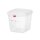 GN 1/6 Behälter, Polypropylen, HENDI, GN 1/6, 2,6L, Transparent, 176x162x(H)150mm, Rechteckig