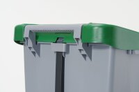 Abfallbehälter 120 l hellgrau