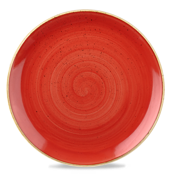 Churchill Stonecast Teller Coupe 32,4 cm, Berry Red