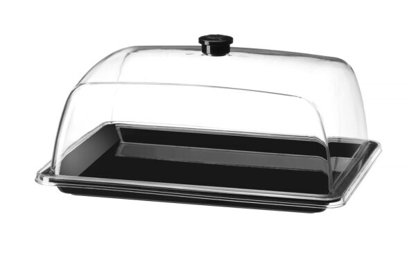 HENDI, GN 1/2, Transparent, 335x275x(H)165mm