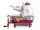 Aufschnittmaschine, manuell RETRO 300, HENDI, Rot, 720x600x(H)740mm