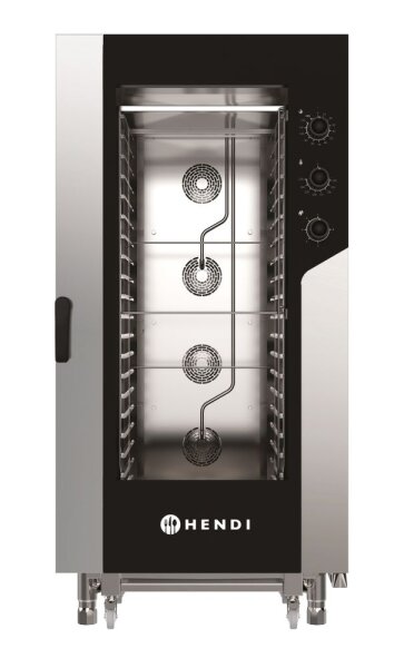 Konvektionsdampfgarer CONTROL 20x GN1/1, HENDI, GN 1/1, 400V/31000W, 930x1041x(H)1900mm