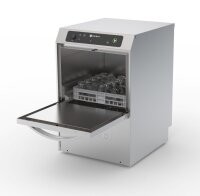 Geschirrspüler 35x35, elektronische Steuerung, HENDI, Profi Line, Silber, 230V/2970W, 423x466x(H)639mm