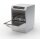 Geschirrspüler 35x35, elektronische Steuerung, HENDI, Profi Line, Silber, 230V/2970W, 423x466x(H)639mm