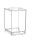 Milchbehälter mit Deckel, HENDI, 4,5L, Transparent, 150x173x(H)237mm, Rechteckig
