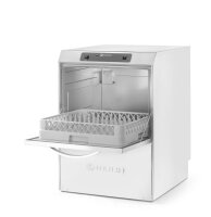 Geschirrspüler 50x50, elektronische Steuerung, HENDI, Profi Line, Silber, 400V/4400W, 582x610x(H)822mm