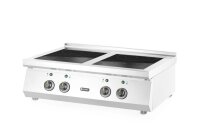 Induktionsherd, 4 Kochfelder, HENDI, 2x3.5 kW hobs &...