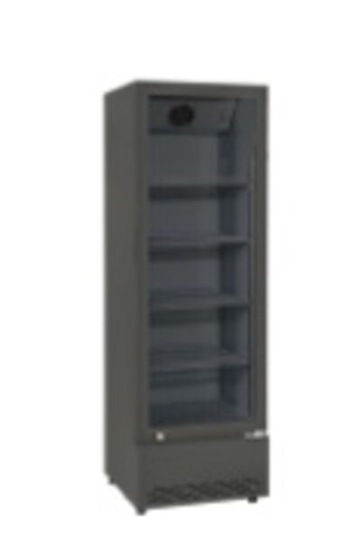 Kühlvitrine, Glastür, Arktic, 158L, Schwarz, 230V/290W, 540x540x(H)1527mm