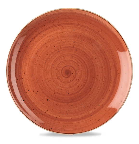 Churchill Stonecast Teller Coupe 32,4 cm, Orange