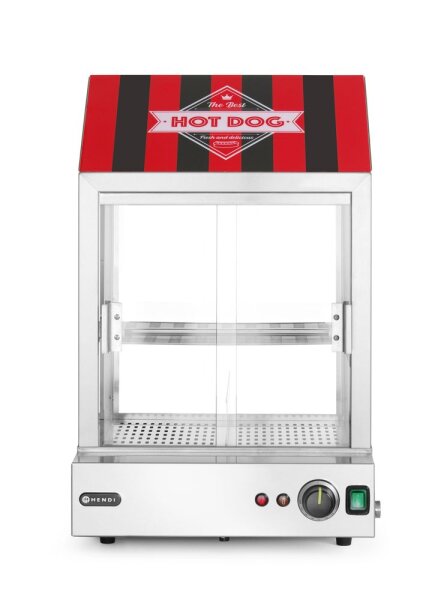 Hotdog-Wärmer, HENDI, Silber, 230V/2000W, 508x445x(H)693mm
