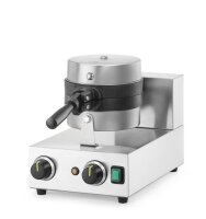 UFO-Burger, Gelato-Panini-Presse, HENDI, Silber, 230V/1300W, 531x250x(H)312mm, Rund