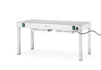Wärmebrücke, HENDI, Silber, 230V/1000W, 800x400x(H)400mm, Rechteckig