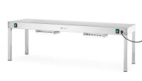 Wärmebrücke, HENDI, Silber, 230V/1000W, 1200x400x(H)400mm, Rechteckig