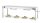 Wärmebrücke, HENDI, Silber, 230V/1000W, 1200x400x(H)400mm, Rechteckig